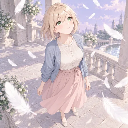 falling feathers