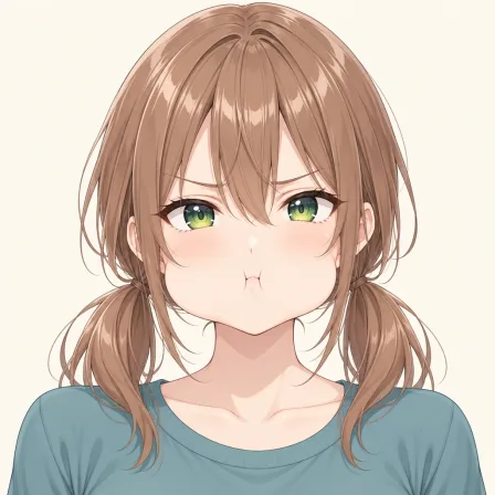 puffy cheeks