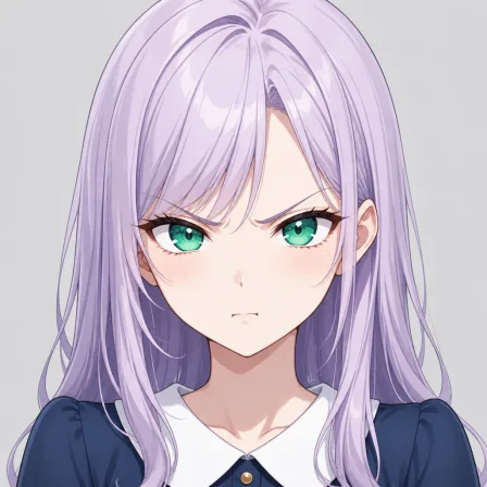 >:(