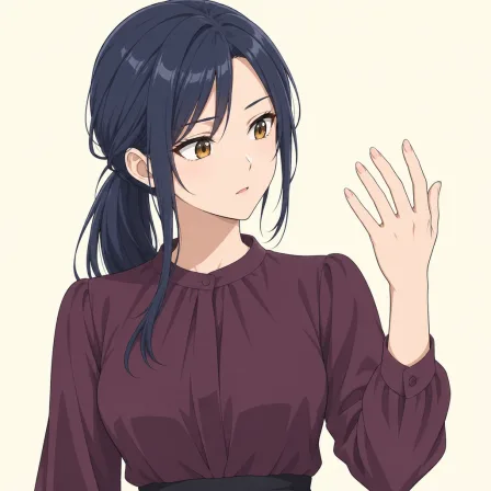 looking at hand