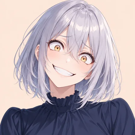 crazy smile
