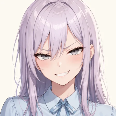 evil grin