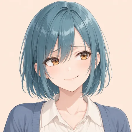 nervous smile