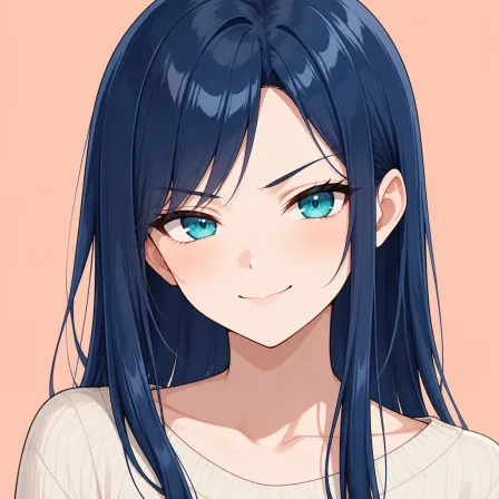 >:)