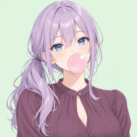 blowing bubbles