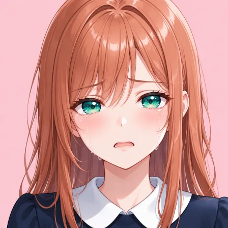 crying with eyes open