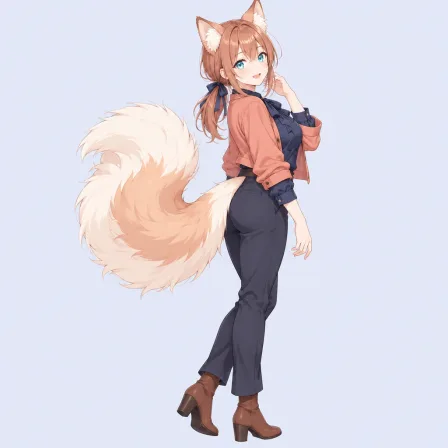 fluffy tail