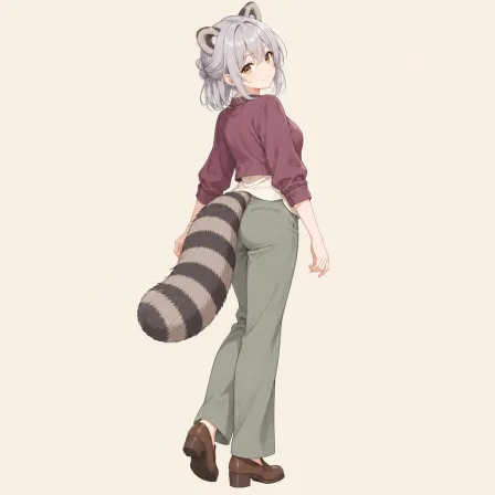 raccoon tail