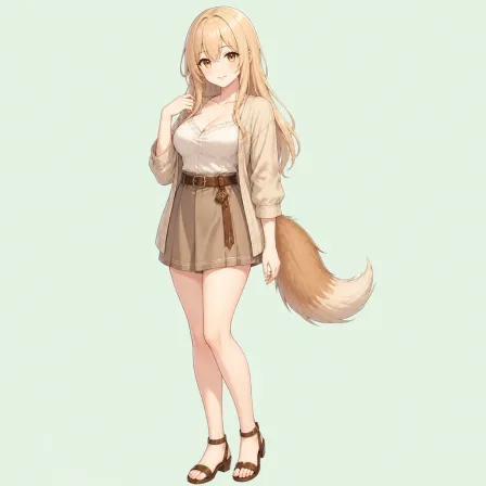 wolf tail