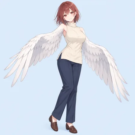 winged arms