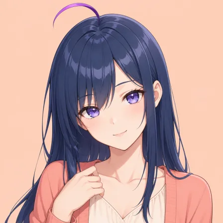 dyed ahoge