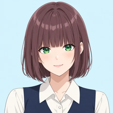 eyebrows hidden by hair