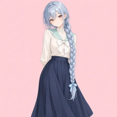 very long braid
