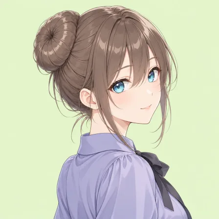 donut hair bun