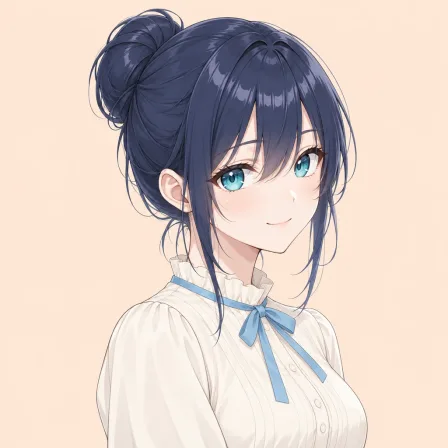 single hair bun