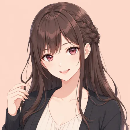 half up braid