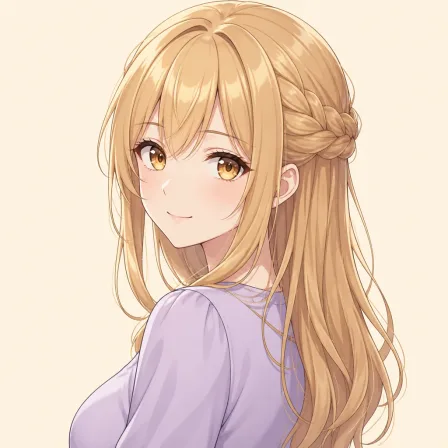 half up half down braid