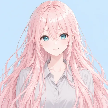 absurdly long hair