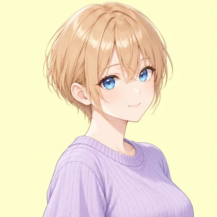 very short hair