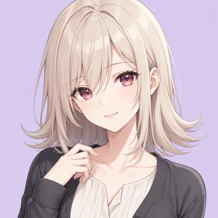 flipped hair