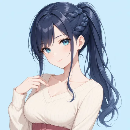 braided ponytail