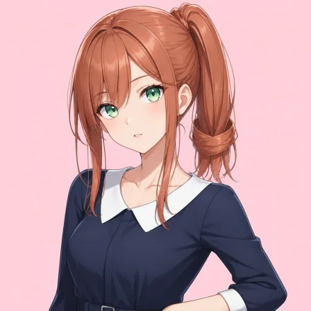 folded ponytail