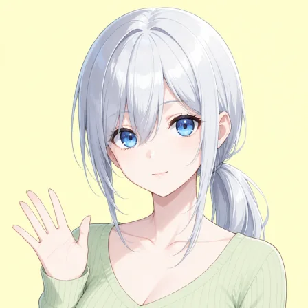 low ponytail