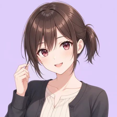 short ponytail