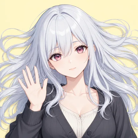 hair spread out