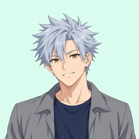 spiked hair