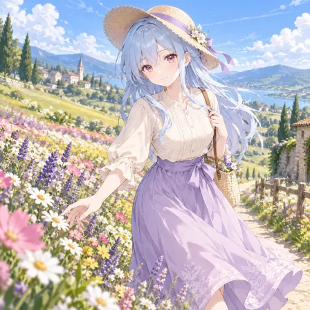 flower field