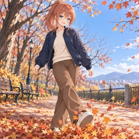 fallen leaves