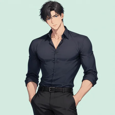broad shoulders