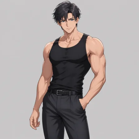 muscular male