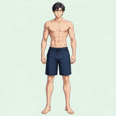 topless male