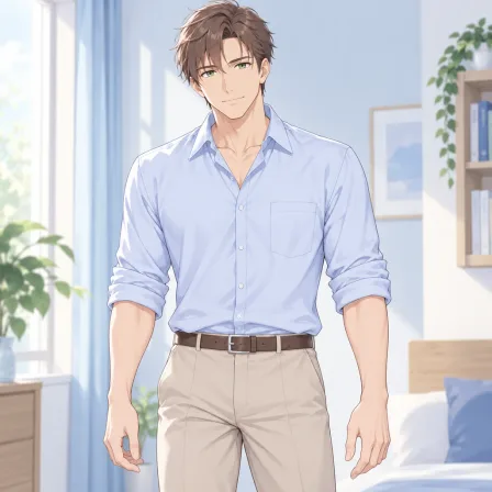 sleeves rolled up