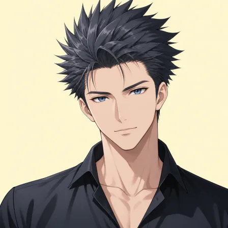 spiked hair