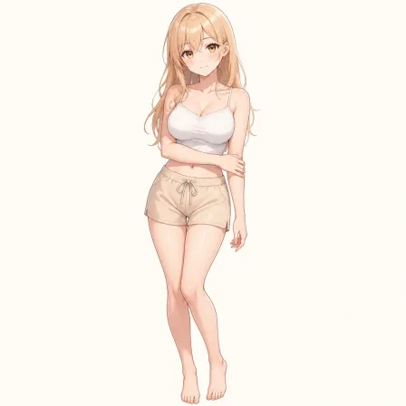 arm across waist