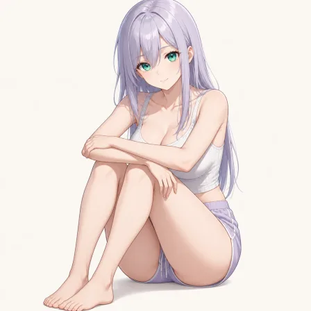 arms on knees