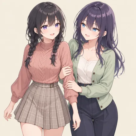 holding another's arm