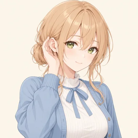 hand on own ear