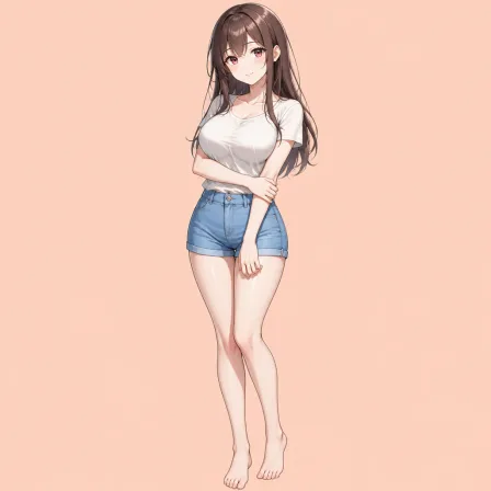 hand on own elbow