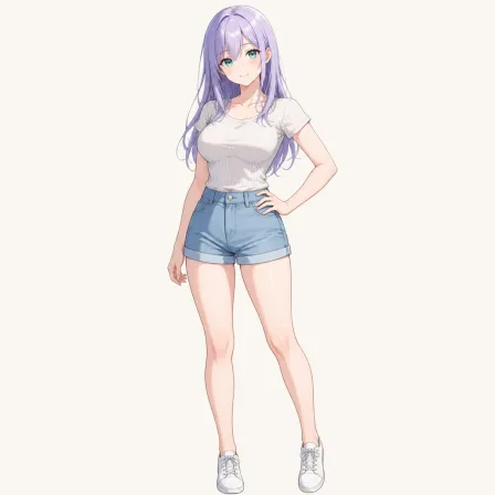 hand on own hip