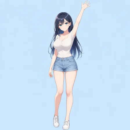 hand up