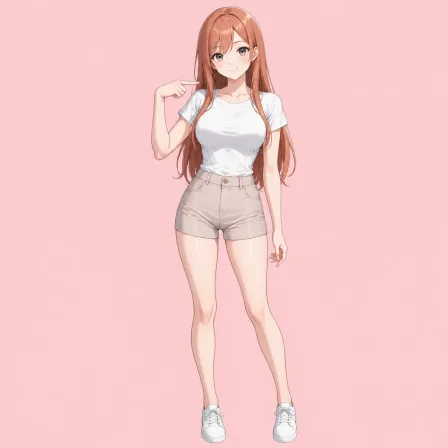 pointing at self