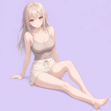 outstretched leg