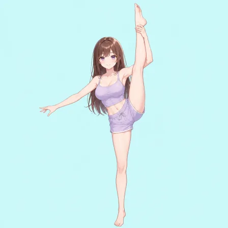 standing split
