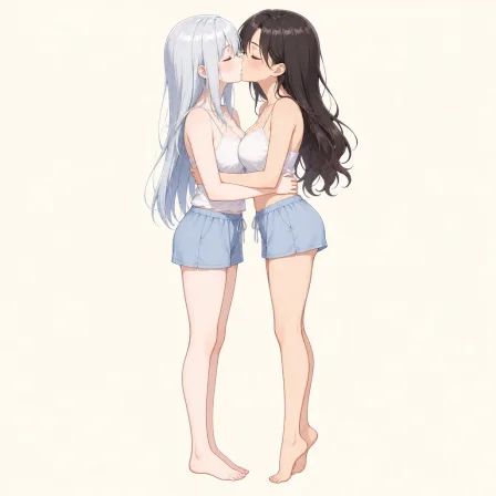 tiptoe kiss