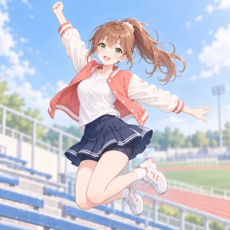 cheering