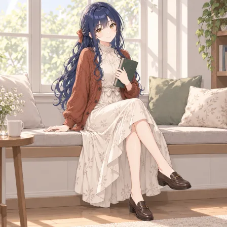 crossed legs